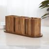 Retro Wooden Cutlery & Chopsticks Storage Box