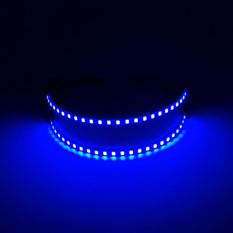 

LED Glow Glasses for Parties and Nightclubs - Remote-Controlled, Colorful, Semicircular Design
