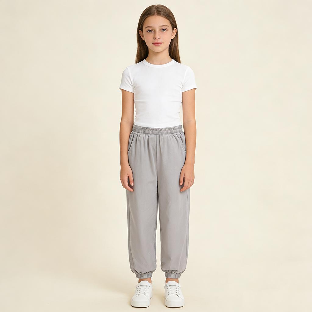 Children's Fashionable Wide-legged Five-inch Pants, Loose And Casual Pants