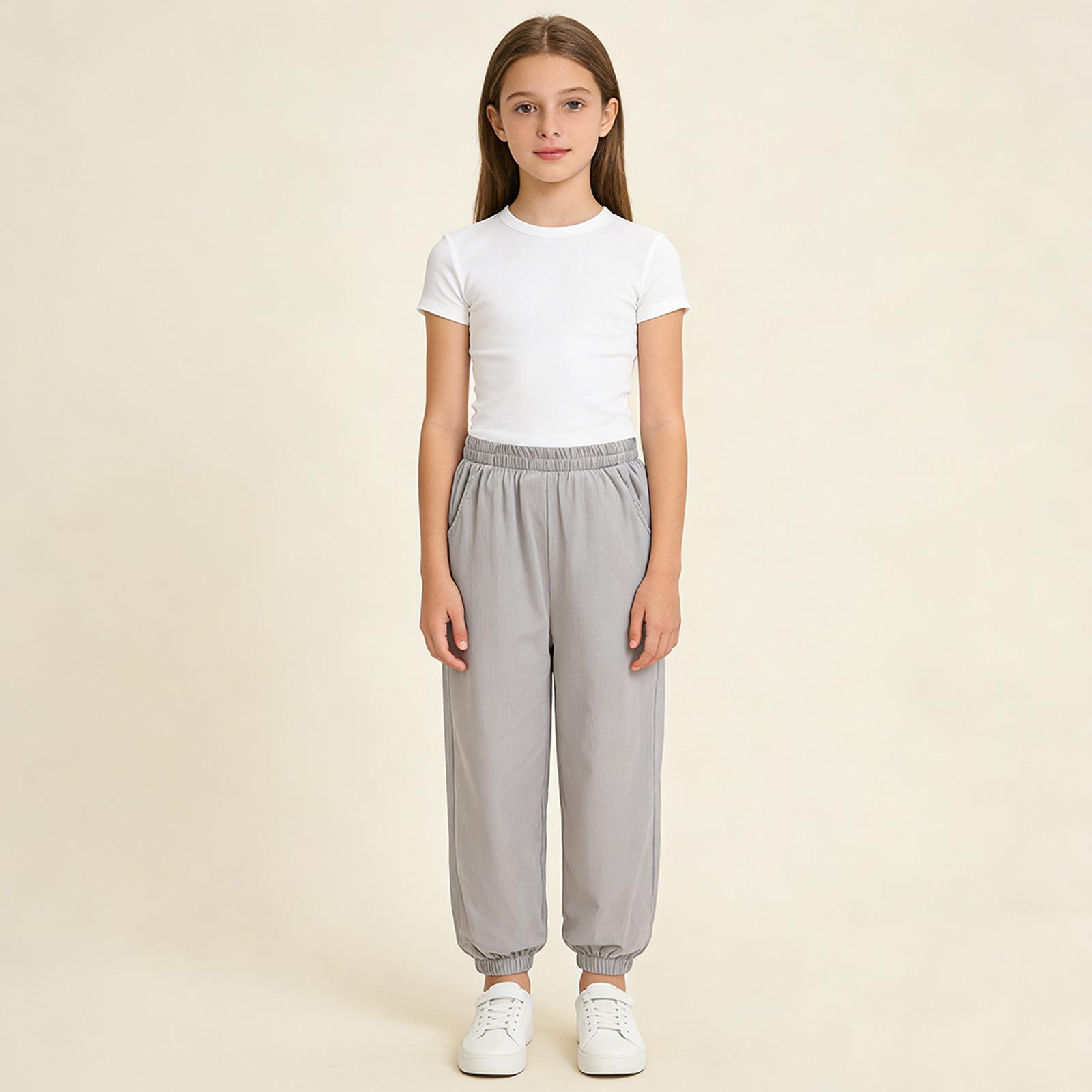 

Children s Fashionable Wide-legged Five-inch Pants, Loose And Casual Pants 120
