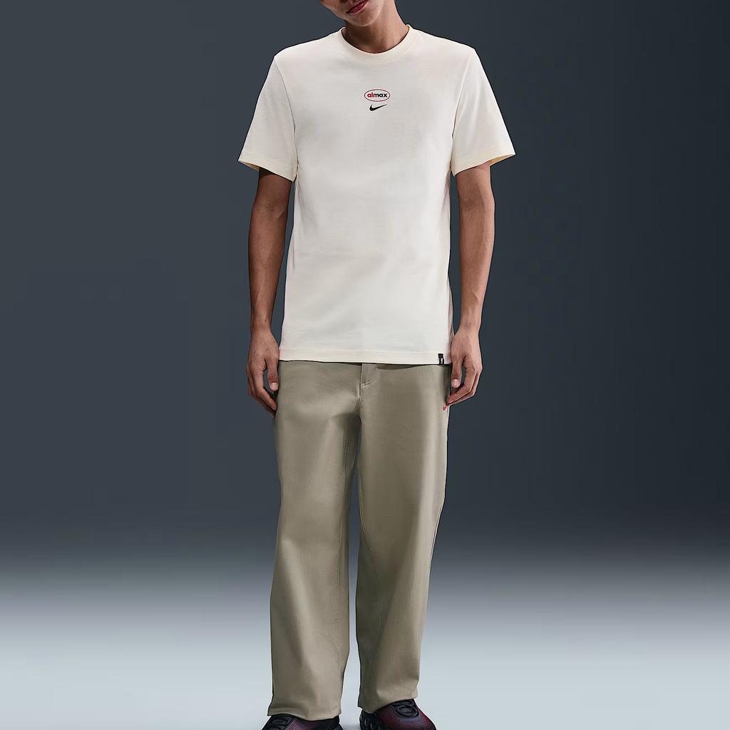 New Nike SS25 Air Ma T Shirt Men's Coconut Milk HQ0817-113