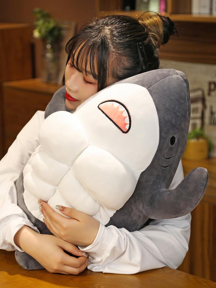Stuffed Soft Stand Shark Plush Toys Stuffed Animal Pillow Cushion Doll Gifts