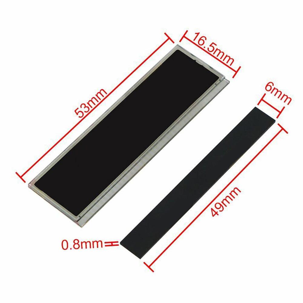 1PCS LCD Screen With 1PCS Conductive Strip For BMW E24 E28 E30 With The 6 Button/BC1 On Board Computer Unit 87-91 62131377803