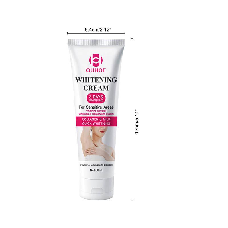 Revitalizing Whitening Cream for Underarms Elbows Knees Joints and Intimate Areas
