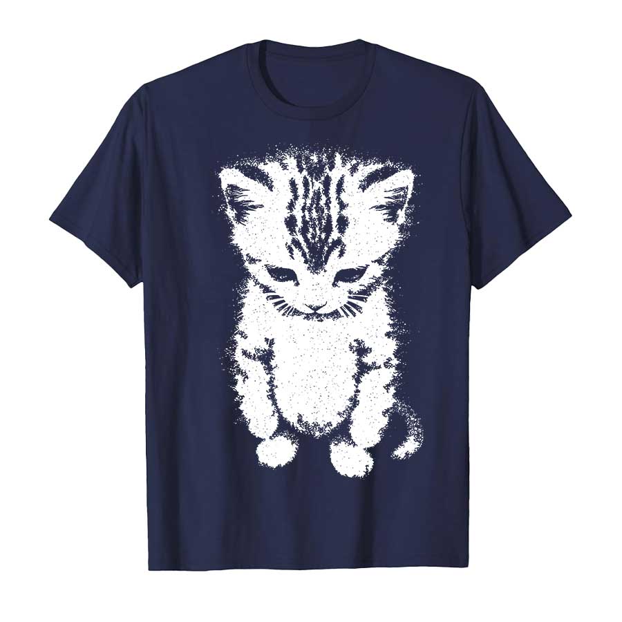 El Gato Sad Kitten Funny Meme Sad Crying Munchkin Cat Trendy T-shirt For Men Women 100% Cotton T Shirts Short Sleeve Tops P710