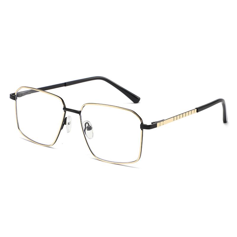 Classic Blue Light Protection Glasses - Stylish Metal  Glasses - Comfortable Nose Pads Suitable For Long-term Wear 6010