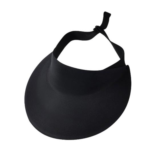 

Sun Protection Hat Empty Top Design Foldable Outdoor Travel Summer Beach Cap Adjustable UV Protection Sport Sun Hat чёрный