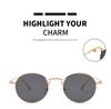 3pcs Pack Classic Small Frame Round Sunglasses Women/Men Brand Designer Alloy Mirror Sun Glasses Vintage Eyeglass UV400