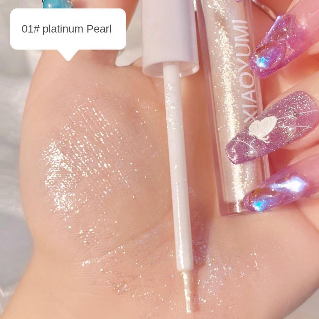 Liquid Eyeshadow Highlight Long-lasting Long-lasting Makeup Sleeper Silkworm BrighTening Pearl Glitter Waterproof Eyeshadow Liquid Student Makeup