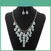 Ethnic Multi Style Layer Design Simulation Gemstone Decoration Women Necklace