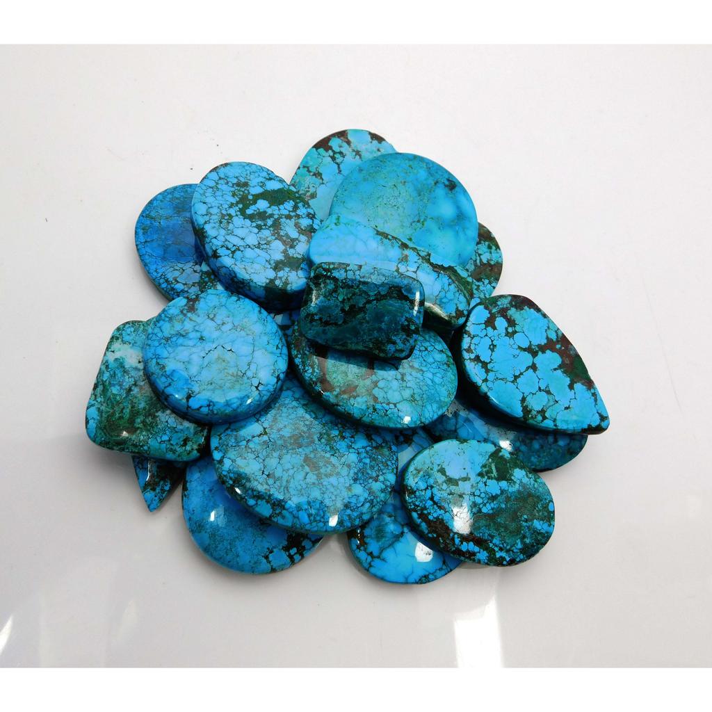 Natural Turquoise Loose Gemstone 150 Carat CERTIFIED Brilliant Mix Shape Lot