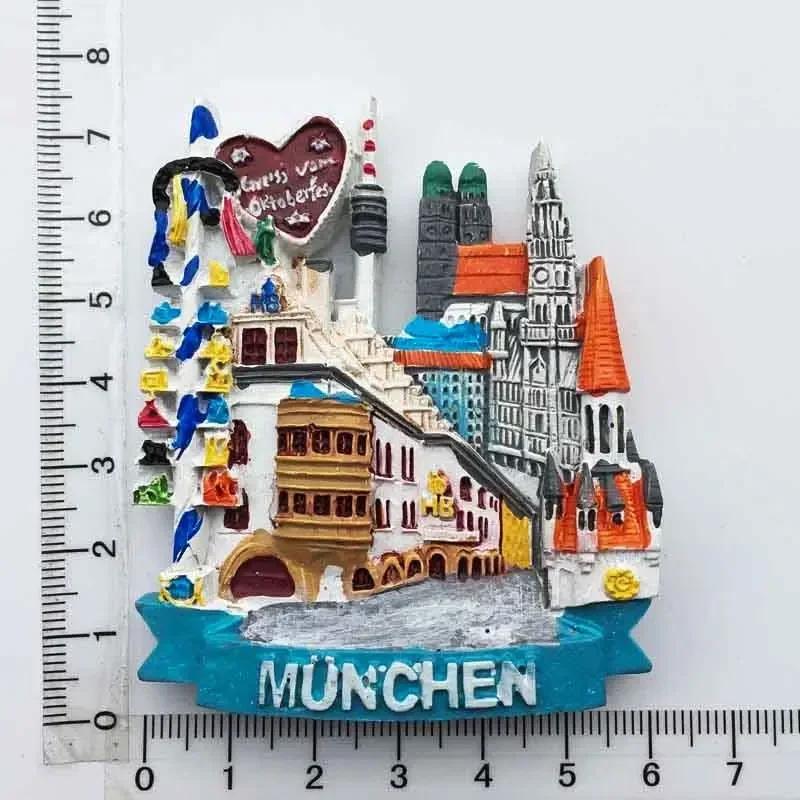 Γερμανικά Μαγνητάκια Ψυγείου Βερολίνο Φρανκφούρτη Αμβούργο Φράιμπουργκ Μόναχο Νοϊσβανστάιν Τουριστικά Σουβενίρ Μαγνητικά Αυτοκόλλητα Ταξιδιωτικά Δώρα