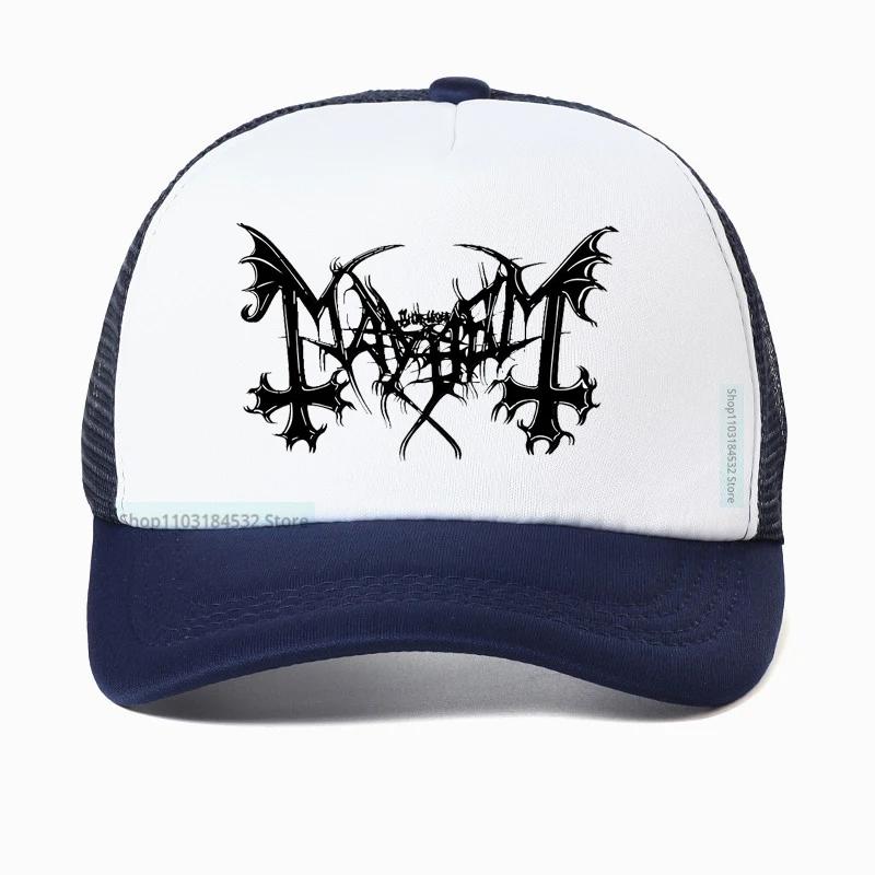 Rapper Mayhem Death cappello Unisex Moda Heavy Metal cappello band norvegese Anime Rock Hip hop cappelli Berretto Cappelli Snapback
