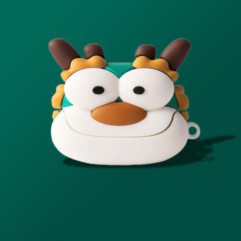 3D-Silikon für OPPO Enco Air-Hülle, Cartoon-Silikon-Schutzhülle für die drahtlose Bluetooth-Kopfhörerhülle von oppo Enco Air2