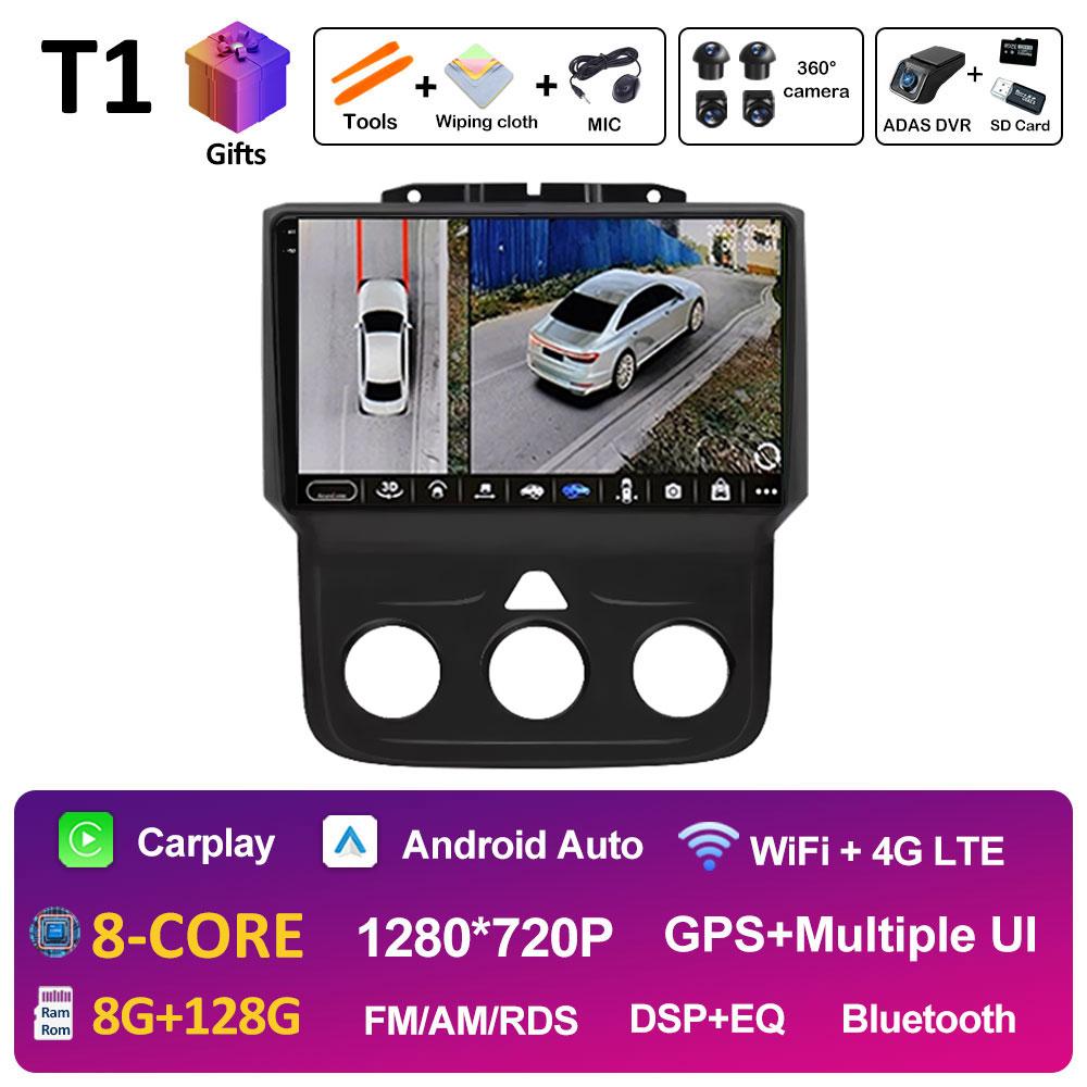 GPS Android Smart System For Dodge Ram 1500 2500 3500 2013 2014 2015 2016 2017 2018 DSP Stereo Car Multimedia Video Player WIFI