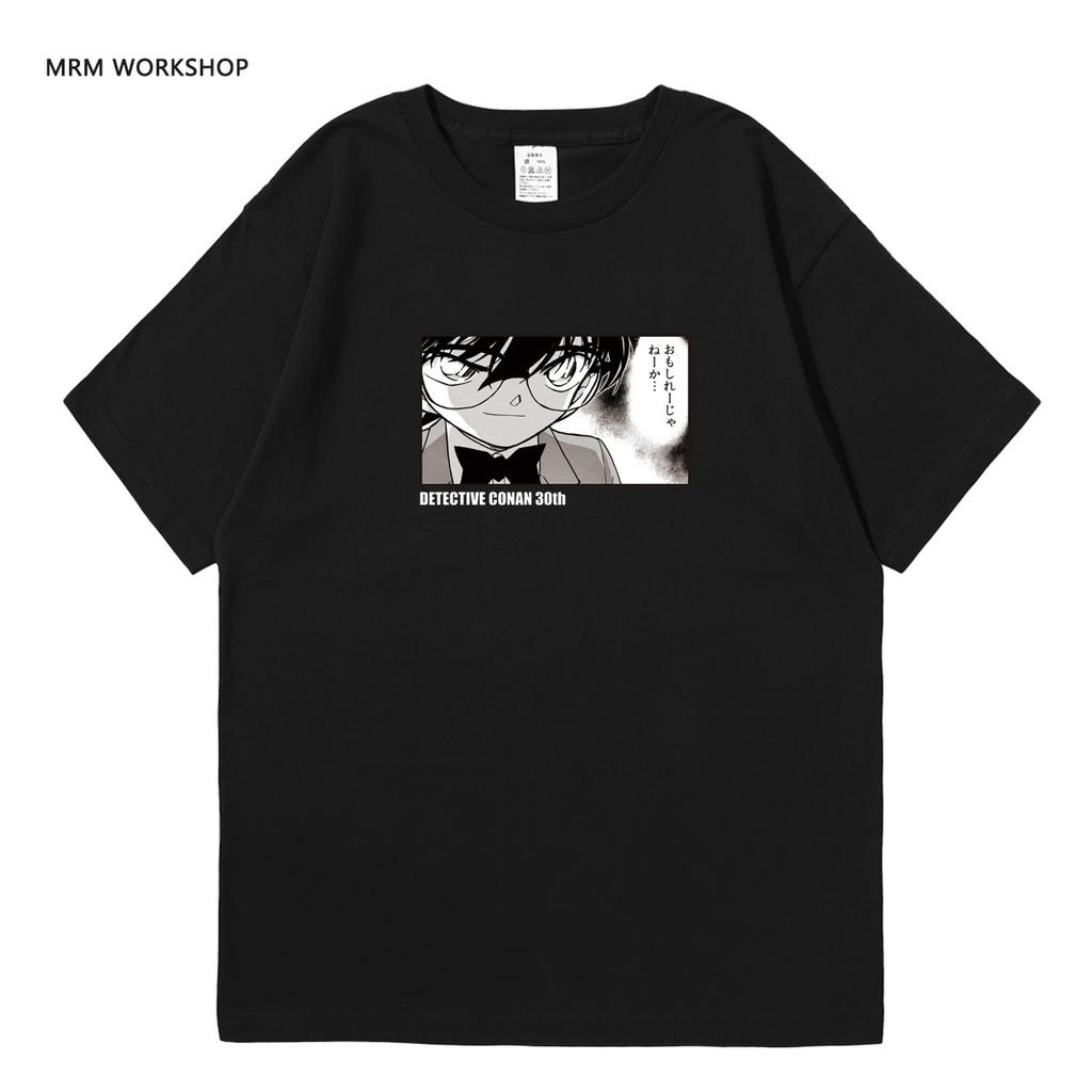 Detektyw Conan Anime Periferyjne Ubrania Krótki Rękaw Kudo Shinichi Amuro Przez Potwór Złodziej Kidd T-Shirt Męski i Damski