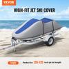 Jet Ski Cover, 3200-3420 Mm Trailerable Waterproof PWC Cover, Heavy-duty 600D Marine Grade PU Oxford Fabric, UV Resistant Seadoo Cover with Buckle