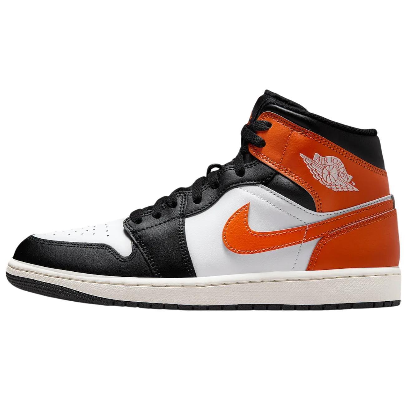 Air Jordan 1 Mid  Black Toe Starfish  Men s DQ8426-801 EU 42.5