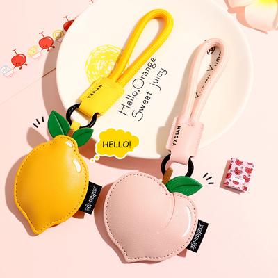 Women Girls Simulated Fruit Decorative Key Rings Holders Bag Decorations Keychain Creative Cartoon Fashion Gift Accessories