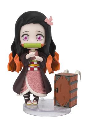 TAMASHII NATIONS Figuarts Mini Demon Kimetsu No Yaiba Kamado Approximately PVC ABS Painted Action Figure Slayer Nezuko, 90mm, &