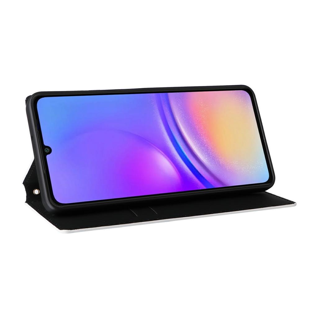 For Samsung Galaxy A07 4G Case Wallet Rhombus Imprint Leather Phone Cover