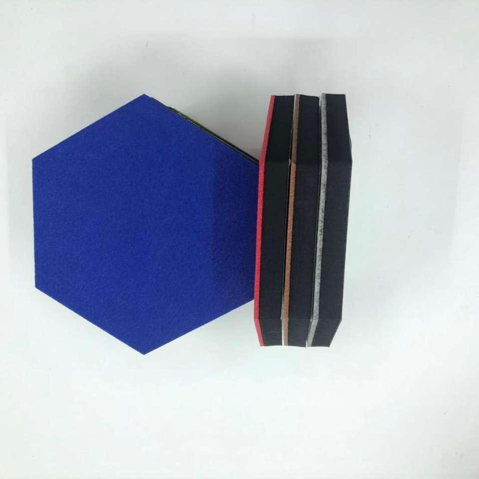 Hexagon Felt Pin Board: Colorful Self-Adhesive Memo & Message Board for Home Decor, Sound-Absorbing Photo Wall