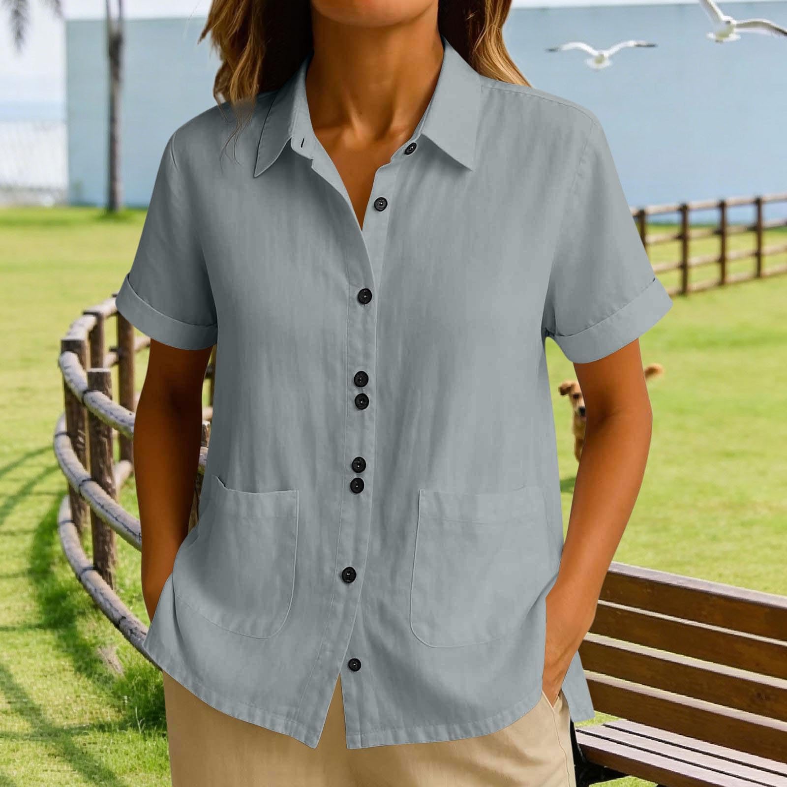 

Жіночий Модний Повсякденний Однотонний Топ S