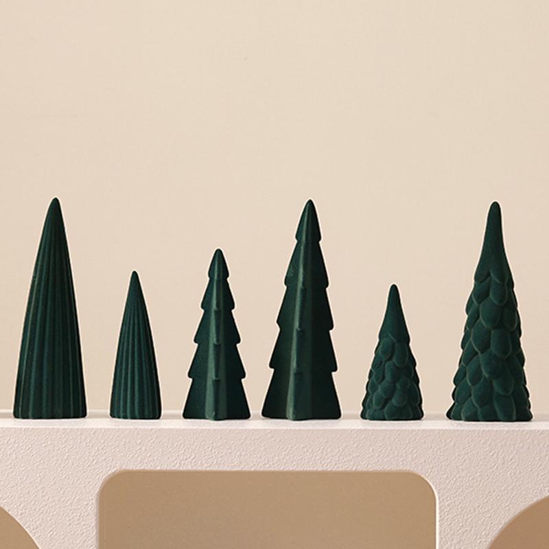 1PC Table Decorations Valentine's Day Decoration Ceramic Tree Desktop Multiple Options Available