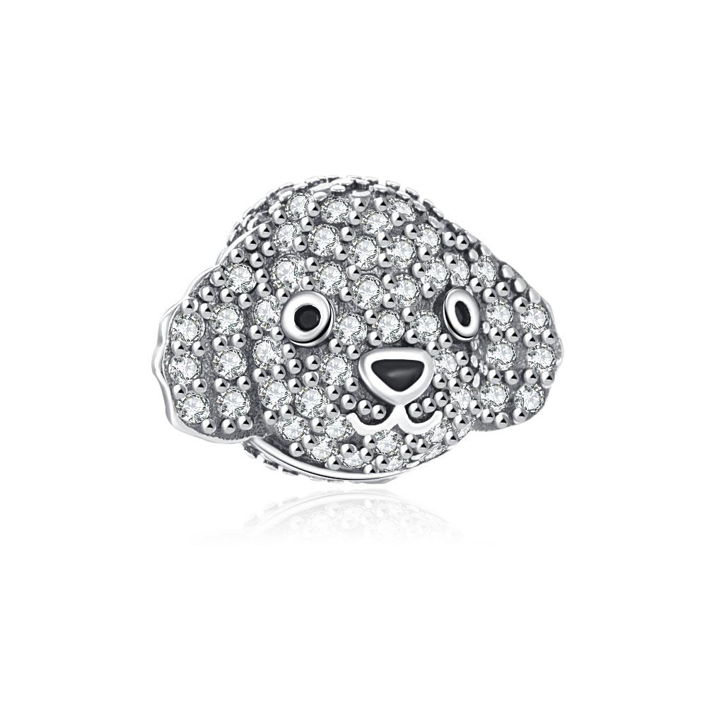 New Genuine Copper Charm Fit Genuine Original Bracelet Accessories Women Fine Jewelry Pet Animal Product Series Dog