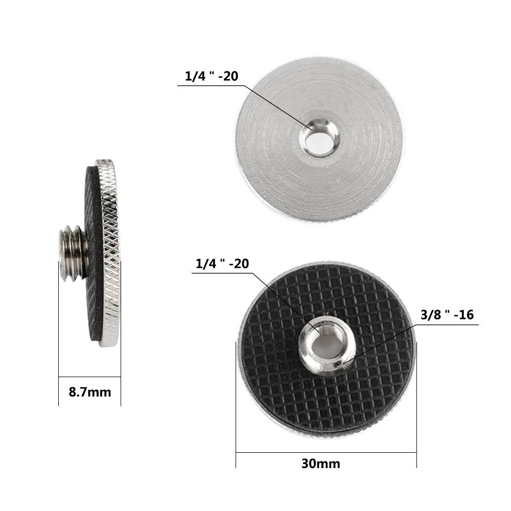 HDRIG 1/4"-20 Female To 3/8"-16 Male Camera Tripod Screw Adapter