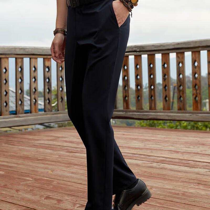 YOUNGOR Men's Lightweight Comfort Stretch Dress Pants