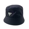2HC137 Bucket Hat Triangle Nylon RE-NYLON Hat Black Nylon Mens Used