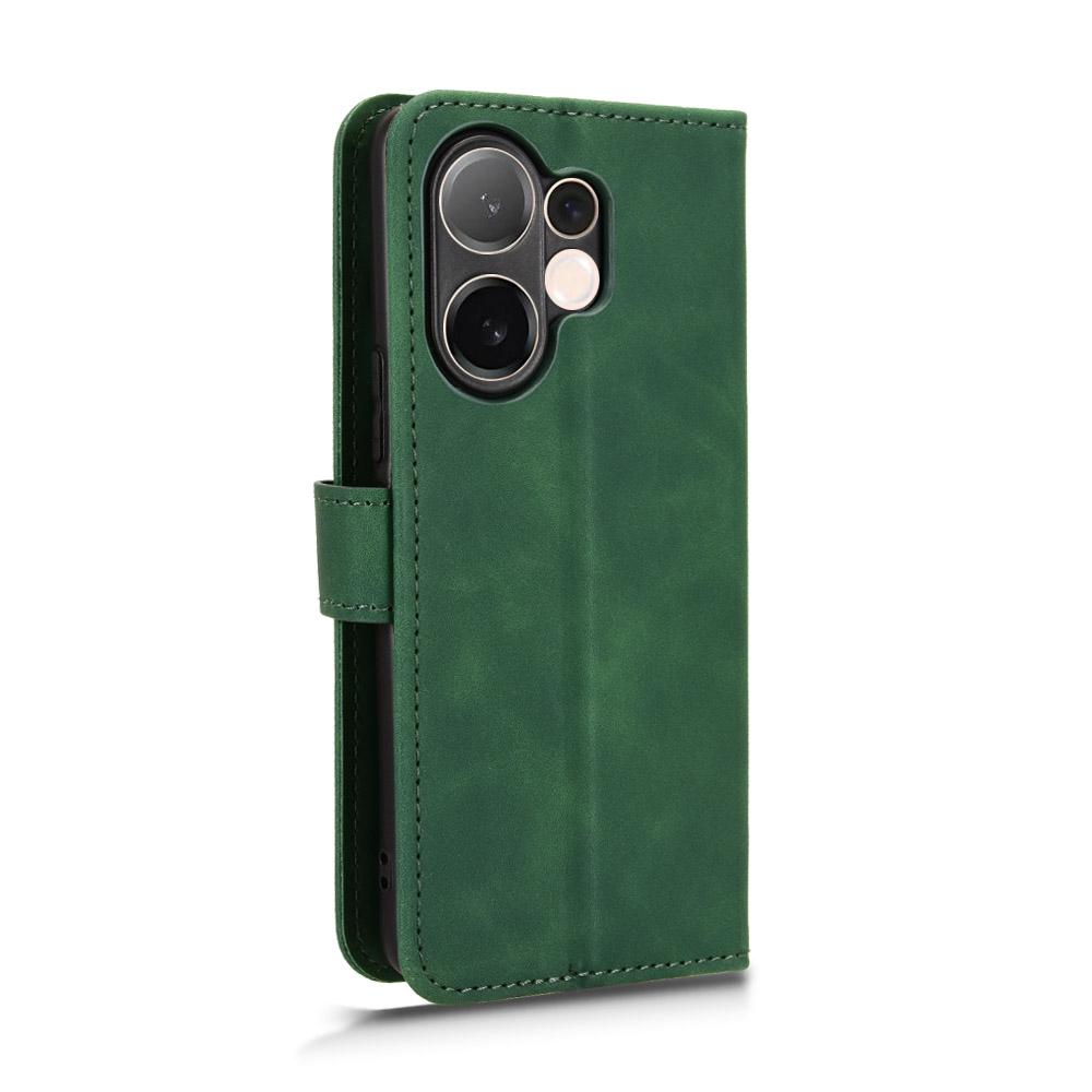 For Vivo V60 5G Leather Case Skin Feel Anti Drop Wallet Flip Phone Cover