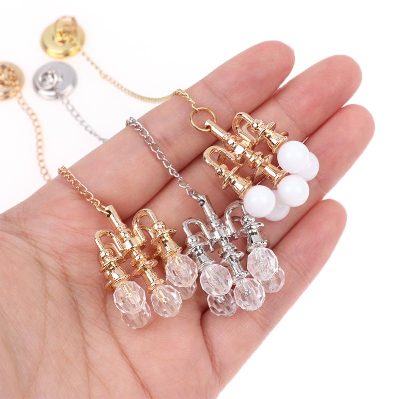 1Pc 1/6 1/12 Miniature Dollhouse Ceiling Lamp Hanging Lamp Mini Led Lighting Model Home Decoration Doll Furniture Toy