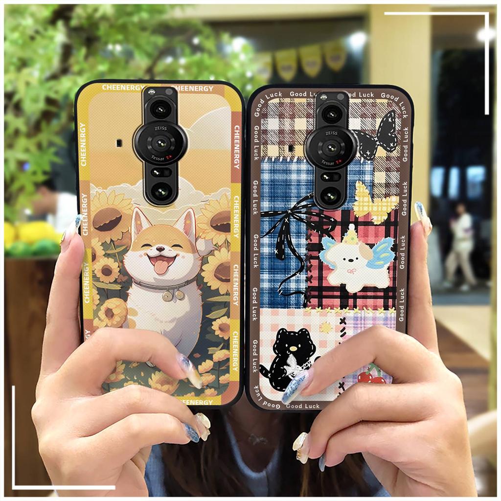 Soft Case Fashion Design Phone Case For Sony Xperia Pro-I Durable Back Cover Shockproof Phone Pouch Graffiti Waterproof