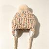 Windproof Knitted Cycling Hat Thickened Cold Proof Hat Warm Winter Knit Cap  for Women Girls