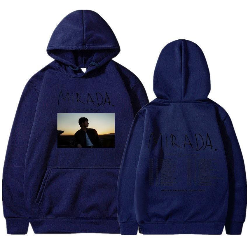 Men's 2026 Spring/Autumn Retro Trendy Hooded Pullover Sweatshirt - Loose High Street Style