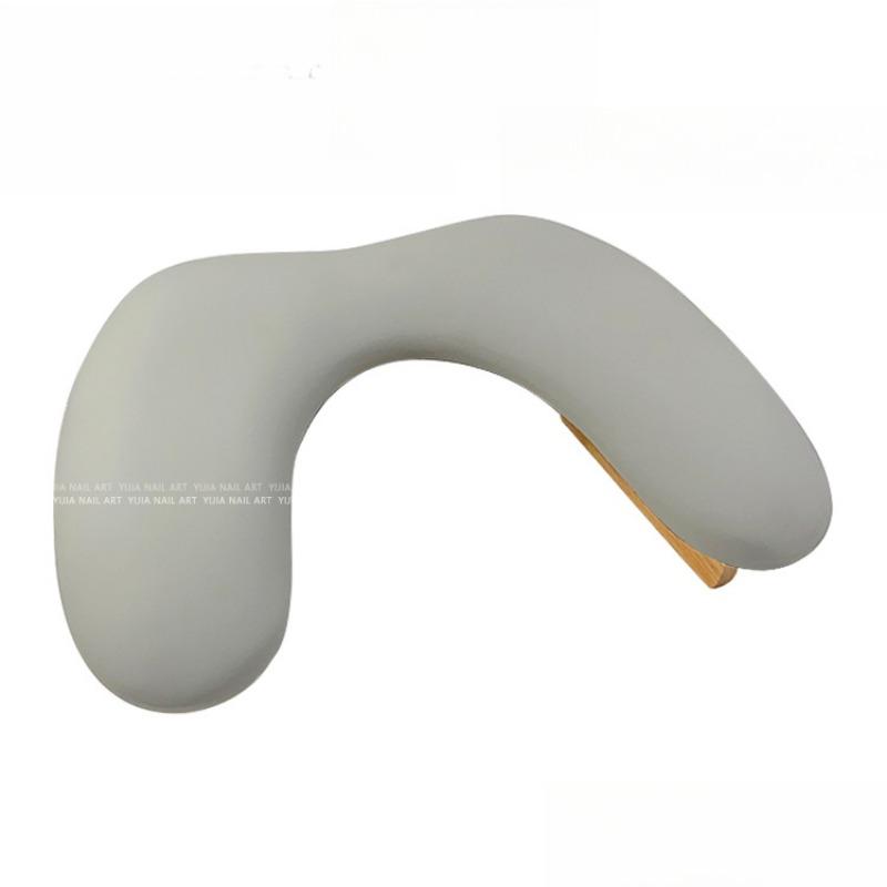 

1 шт. Маникюрная U-образная подушка-подставка для рук, складная ПУ-подушка с наклонным дизайном, портативные настольные аксессуары для нейл-салона, нейл-арт