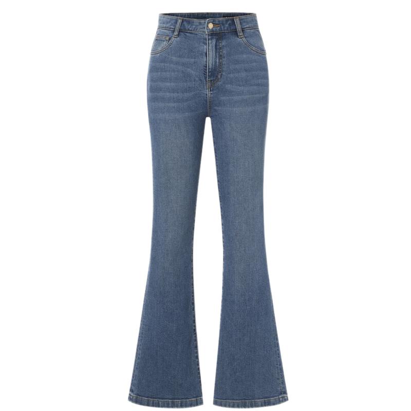 

MO&Co. Women s High-Waist Turkish Denim Flare Jeans 26