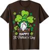 Happy St. Patrick's Day Gnome Shamrock Clover Unisex T-Shirt