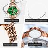 OLEVS Women Watch Luxury Brand Elegant Diamond Heart Design Waterproof Luminous Quartz Watch Dress Women Watch