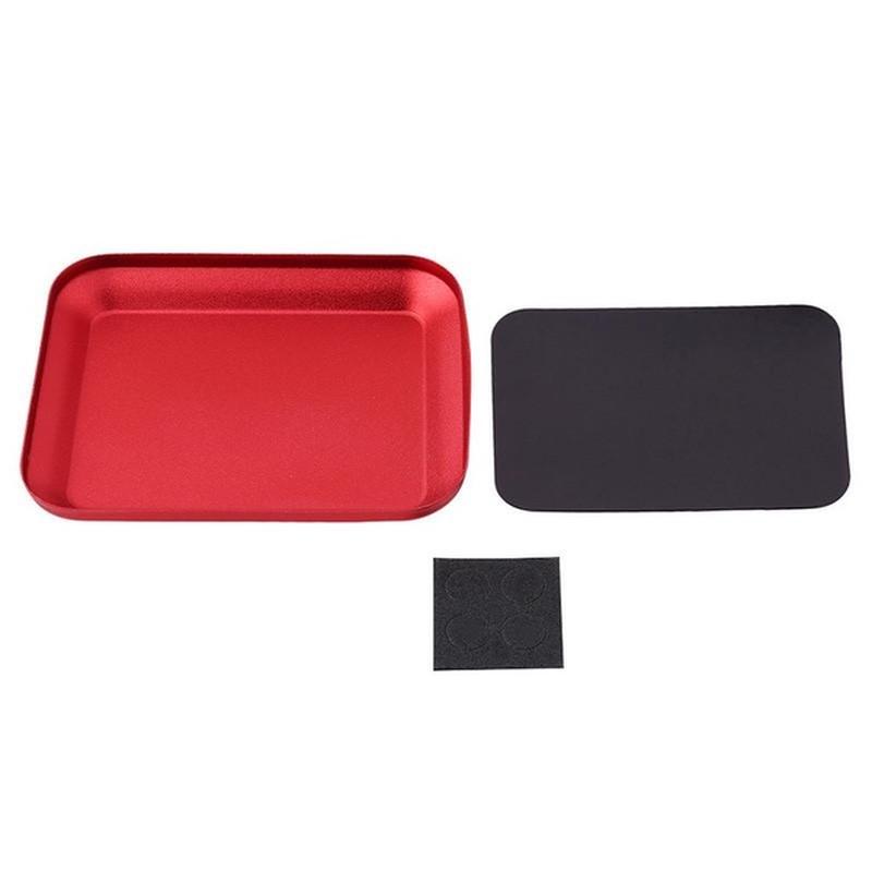 Placa de parafuso de força magnética da bandeja da placa de armazenamento do parafuso da liga de alumínio