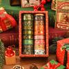 Christmas Washi Tape Pack  Festive Santa Tree Pattern Decorative Masking Tape for DIY Paper Crafts Student Holiday Journal