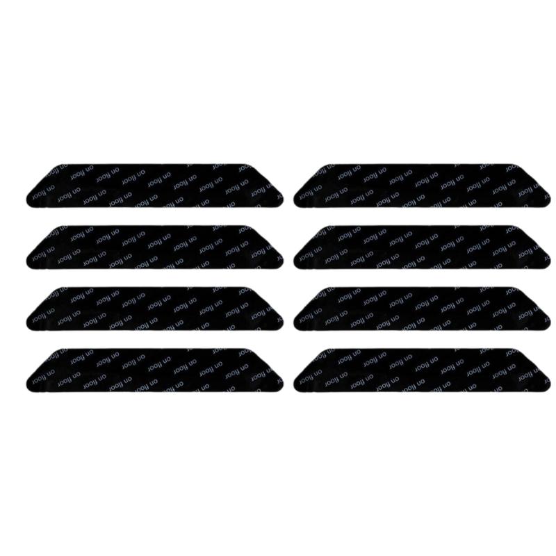 

8Pcs Rug Tape Slip Proof Carpet Grippers for Floor and Tiles Area Rugs Reusable Double-Side Adhesive Rug Stickers