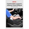 Car Armrest Box Height Increase Pad with Tissue Dispenser Car Armrest Leather Non-slip Memory Foam Pillow Protective Cover