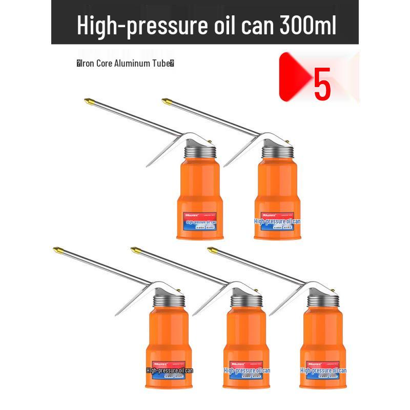 High-Pressure Manual Oil Spray Can with Long Nozzle for Household & Industrial Use