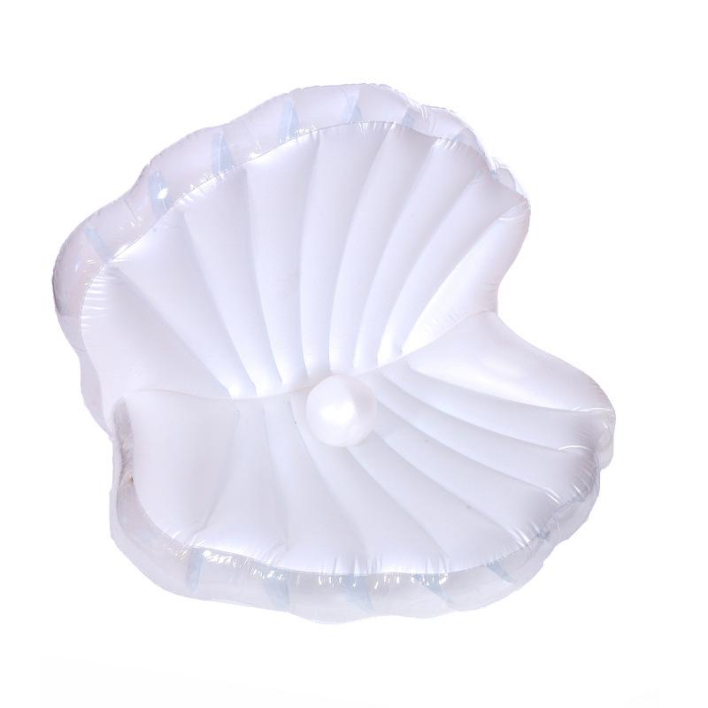 Inflatable Mermaid Shell Float with Pearl Ball 140*140