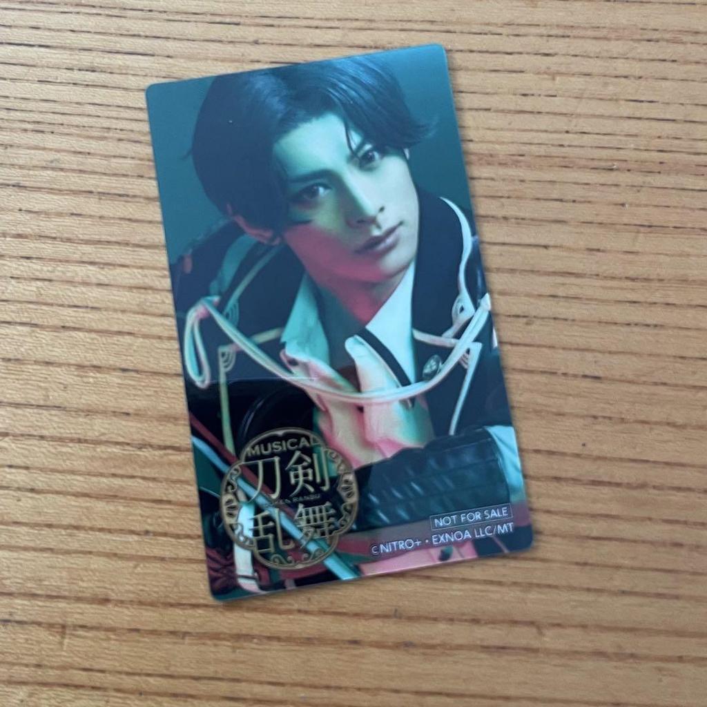 [USED] Touken Ranbu Shibuta Cafe Bonus Clear Card Buzenko