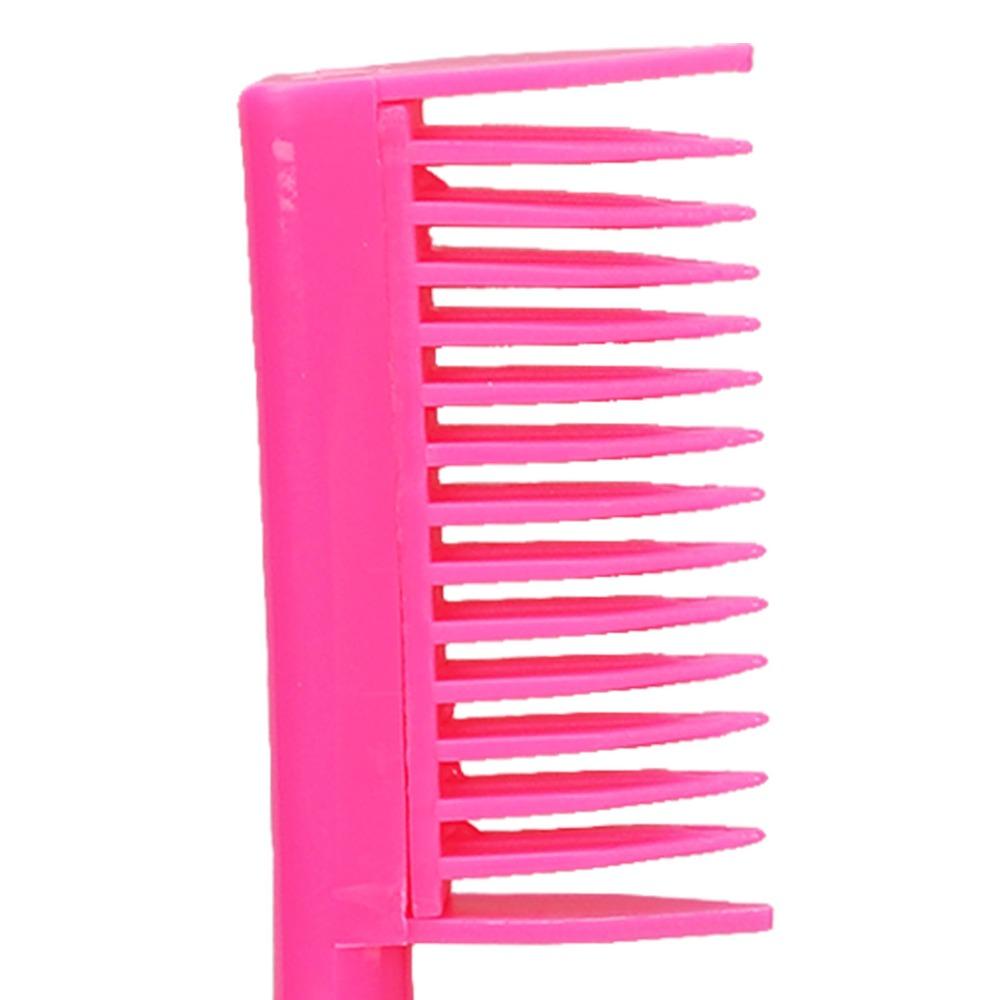 5pcs Rose Red Root Comb Applicator Professional Comb Applicator Bottle Hair Dyeing