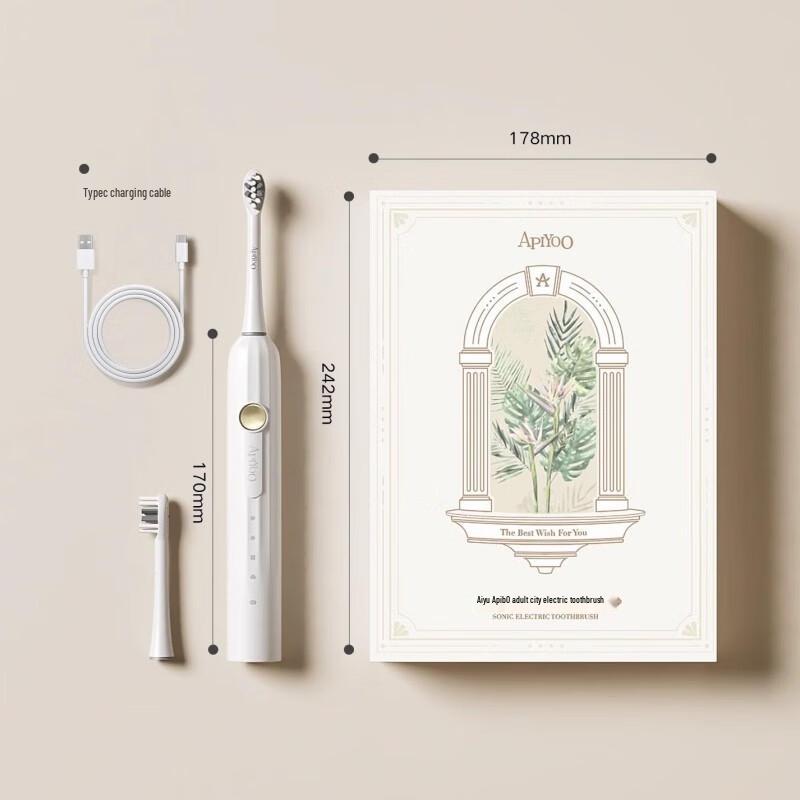 

Aiyou T1-A-F Adult Sonic Electric Toothbrush Gift Set